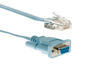 Picture of CablesAndKits Light Blue RS232 Cable, Rollover Pinout RJ45 to DB9, Compatible Cisco Console Cable DB9 for CAB-Console, 72-3383-01, CAB-1700-CON=, AIR-CONCAB1200= Lifetime Wty (6 ft)