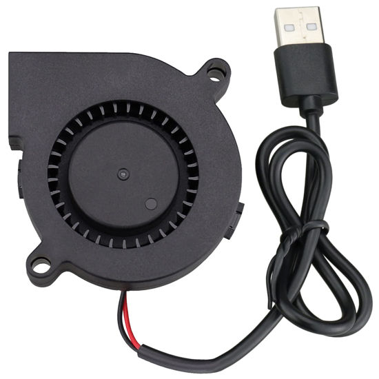 Picture of GDSTIME 50mm USB Fan, 50mm x 15mm Blower 5V DC Brushless Cooling Fan