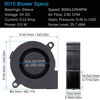 Picture of GDSTIME 50mm USB Fan, 50mm x 15mm Blower 5V DC Brushless Cooling Fan