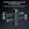 Picture of SmallRig Mini Camera Side Handle with NATO and 1/4"-20 Screws Installation Options, for Left and Right Hand, with 1/4"-20 Threaded Holes, Wrist Strap Holes, Cold Shoe, Up and Down Adjustable - 4816