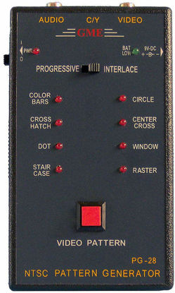 Picture of GME PG-28 Portable Video Test Pattern Generator for TV and NTSC Monitor, Designed and Engineered in The USA