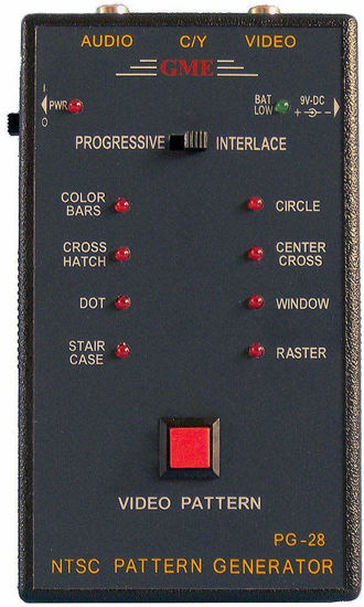 Picture of GME PG-28 Portable Video Test Pattern Generator for TV and NTSC Monitor, Designed and Engineered in The USA