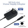 Picture of Tugermoola 12V 1A AC Power Supply Adapter Cord with 8 Interchangeable DC Plugs for Security Camera CCTV, Router, LED Strip 12VDC Power Adapter OLA017