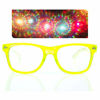 Picture of Transparent Green Spiral Diffraction Glasses - for Raves, Festivals and More