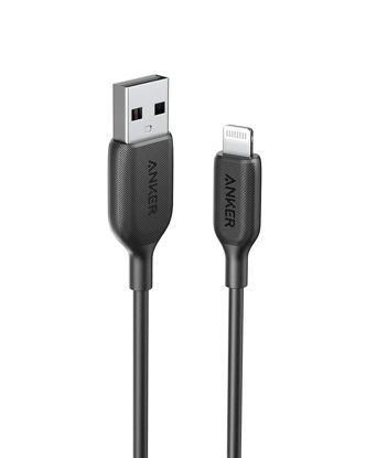 Picture of Anker Powerline III Lightning Cable, Ultra Durable USB A to Lightning Cable, MFi Certified for iPhone 11 Series/SE/Xs/XR, and More (3FT,Black)