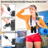 Picture of FIEIL Universal Shoulder Strap, Neoprene Padded Bag Strap with Double Adjustable Buckles, Replacement Comfortable Neck Lanyard for Camera, Cellphone Tablet,iPad, Laptop, Binocular, Luggage Bag(Black)