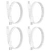 Picture of USB C to Lightning Cable 4Pack 3FT Type C Charger Fast Charging Cord Compatible for Apple iPhone 14/14 Pro/14Pro Max/13/13 Pro/12/12 Pro/11/11 Pro/XR/XS/X/8/8 Plus/iPad MFi Certified