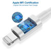 Picture of USB C to Lightning Cable 4Pack 3FT Type C Charger Fast Charging Cord Compatible for Apple iPhone 14/14 Pro/14Pro Max/13/13 Pro/12/12 Pro/11/11 Pro/XR/XS/X/8/8 Plus/iPad MFi Certified