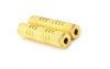 Picture of 3.5mm Coupler, Devinal 1/8" TRS/TS Female to Female Stereo Adapter Jack, Gold Plated Female Gender Changer, Aux Cord Connectors Extender 2 Pack