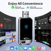 Picture of Wireless Carplay Adapter, 2 in 1 Wireless Car Play and Android Auto Adapter Convert Wired to Wireless Dongle for Apple Android,Plug and Play Stable Connect for iOS 10+ & Android 10+ for Car from 2016