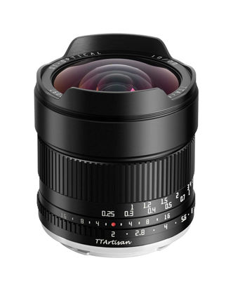 Picture of TTArtisan APS-C 10mm F2 for E Mount Ultra-Wide Angle Lenses Half Frame Manual Focus Camera Lens Compatible with Mirrorless Camera (E Mount)