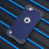 Picture of IDweel for iPod Touch 7th Generation Case with 2 Screen Protectors, Hybrid 3 in 1 Shockproof Slim Heavy Duty Hard PC Cover Soft Silicone Bumper Full Body Case for iPod Touch 5/6/7th Gen, Blue