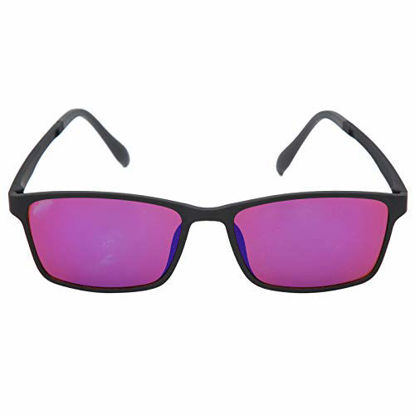 Picture of Snufeve Colorblind Glasses, Red Green Color Blind Glasses,Corrective Glasses, Colorblind Glasses for Men Kids Women, Blindness Weakness Eyesight Improvement for Outdoor and Indoor, Medium