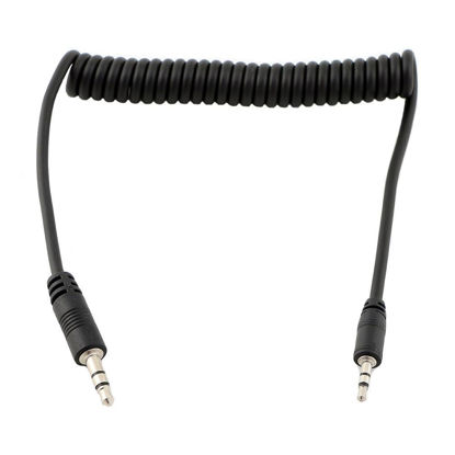 Picture of 3.5mm to K1 Camera Shutter Release Cable Remote Control Cord Speedlight Flash Trigger Connect PC Sync Spring Coiled Wire Cord for PENTAX 645Z 645D K1 K3 K5 K5 II K30 K50 K500 K7