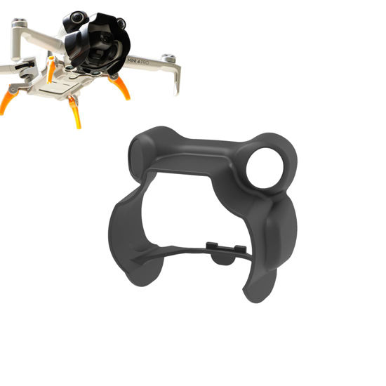 Picture of Xmipbs Mini 4 Pro Lens Hood Anti-Glare Sunshade Cover, Gimbal Camera Guard Protector for DJI Mavic Mini 4 Pro Black