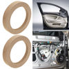 Picture of ECSiNG 2PCS 3 Inch Car Speaker Spacer Ring Car Speaker Wood Gasket Ring Car Mounting Spacer Ring Speaker Wooden Spacer Ring for Boats Cars Trucks RV Speakers