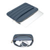 Picture of MOSISO 15-15.6 inch Laptop Case, 16 inch Puffy Laptop Sleeve Compatible with MacBook Pro 16, HP, Dell, ASUS, Acer Laptop Notebook Computer, Polyester Horizontal Bag with Small Case, Haze Blue