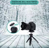 Picture of Mini Camera Tripod with Phone Holder & GoPro Mount,360° Ball Head Extendable Small Selfie Stick Tabletop Tripod Manfrotto Tripod for DSLR Camera,Gopro,Webcam,iPhone,Webcam Portable Cellphone Stand