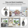 Picture of EVERSECU HD 2K 3.0MP Wireless PTZ Security Camera with E27 Light Connector, Motion Auto Tracking, 2 Way Audio, Spotlight Night Vision, Free APP, WiFi Screw-in CCTV Camera, Black(4pack)