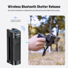 Picture of NEEWER Bluetooth Side Handle Shutter Release with 2.2"-3.2"/55-82mm 360° Phone Clamp & SSD Holder, Cold Shoes, 100mAh Rechargeable Battery for iPhone 16 15 Pro Max Plus Samsung T5/T7/T9 SSD, PA028E