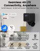 Picture of UCOCARE No WiFi Security Camera with 4G SIM Card, 4G LTE Cellular Security Camera with 5200mAh Battery, HD Portable Car Security Camera, 160° Wide View, AI Motion Detection Alert, 33ft Night Vision