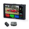 Picture of FEELWORLD F7 Plus 7 Inch 1200nit DSLR Camera Field Monitor with F750 4400mAh Battery and Bag High Brightness Touchscreen 3D Lut HDR Waveform F970 Install and Power Kit 4K 60Hz HDMI in Out