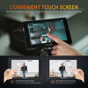 Picture of FEELWORLD F7 Plus 7 Inch 1200nit DSLR Camera Field Monitor with F750 4400mAh Battery and Bag High Brightness Touchscreen 3D Lut HDR Waveform F970 Install and Power Kit 4K 60Hz HDMI in Out