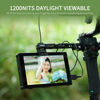 Picture of FEELWORLD F7 Plus 7 Inch 1200nit DSLR Camera Field Monitor with F750 4400mAh Battery and Bag High Brightness Touchscreen 3D Lut HDR Waveform F970 Install and Power Kit 4K 60Hz HDMI in Out