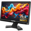Picture of Suprlipy 15.6 inch FHD Small IPS Monitor LCD Display Screen 1920x1080 60Hz 16:9 with BNC VGA AV Input Built-in Lounspeakers for CCTV Security Camera DVR PC RasPi