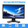 Picture of Suprlipy 15.6 inch FHD Small IPS Monitor LCD Display Screen 1920x1080 60Hz 16:9 with BNC VGA AV Input Built-in Lounspeakers for CCTV Security Camera DVR PC RasPi