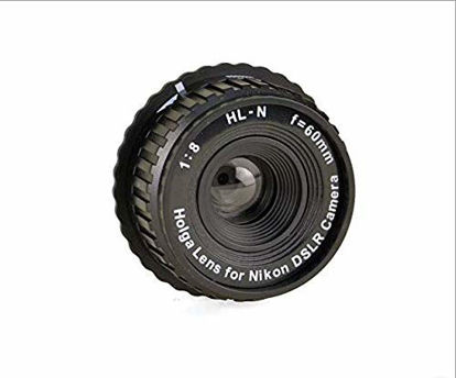Picture of Holga HL-N 60mm f/8 Lens for Nikon DSLR Camera Black