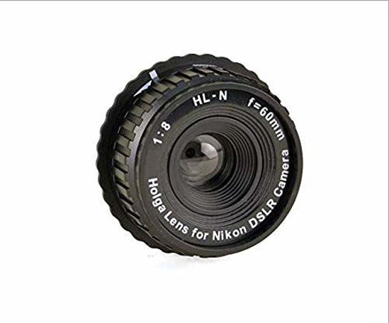 Picture of Holga HL-N 60mm f/8 Lens for Nikon DSLR Camera Black