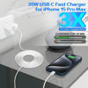 Picture of USB C iPad Pro 13 Charger, Type C Charger Fast Charging Brick Block with 6FT Long USB C to C Fast Charging Cable Cord for Apple iPad Pro 12.9/11 inch,iPad Air 6th/5th/4th,iPad Mini 6th,iPad 10