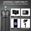 Picture of MINIFOCUS Camera Tripod, Desktop Tabletop Stand Compact Tripod with 1/4" Screw, Phone Tripod Stand for Gimbal Stabilizer Webcam Phone Holder Selfie Stick and All DSLR Cameras