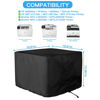 Picture of CaSZLUTION Printer Dust Cover Compatible with HP LaserJet Pro M283fdw / MFP 3101fdw 3301fdw Wireless Printer, Printer Protector Sleeve for Brother MFCL2710DW DCP-L2640DW - 16.6 x 16.6 x 13.3 Inch
