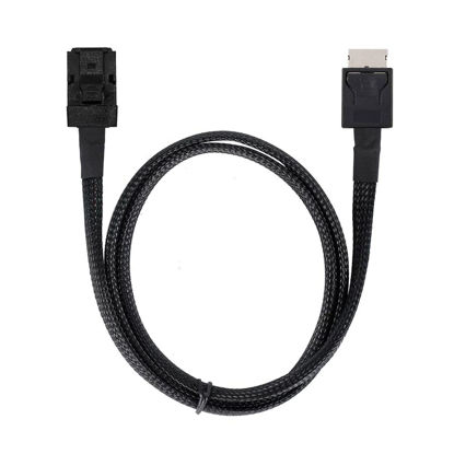 Picture of CY Cable OcuLink PCIe PCI-Express SFF-8611 4i to Mini HD SFF-8643 SSD Data Active Cable 50cm