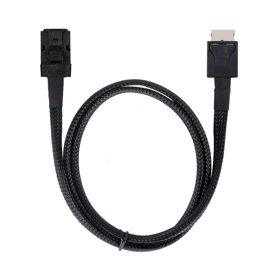 Picture of CY Cable OcuLink PCIe PCI-Express SFF-8611 4i to Mini HD SFF-8643 SSD Data Active Cable 50cm