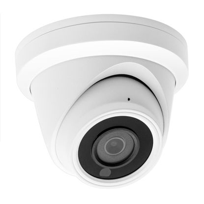 Picture of Hikvision/Uniview Compatible 6MP PoE IP Turret Camera Sony Starvis Sensor with Microphone, Audio, IP Security Camera Outdoor Night Vision 98ft Weatherproof IP67 Outdoor Compliant Wide Angle 2.8mm