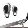 Picture of Laptop Stand Portable,Zinc Alloy Laptop Mini Stand,Laptop Riser Invisible,Ergonomic Laptop Stand Cooling Suitable for 12-20 Inches Laptop.（Silver-2pieces）