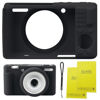 Picture of SZHSYJY Camera Case for Sony ZV-1F/ ZV-1 II/ZV-1M2 Digital Camera,ZV1F Soft Silicone Protective Bag,Anti-Scratch Slim Fit Soft Sleeve with ZV1 F Screen Protector and Strap Wrist.(Black)