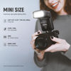 Picture of NEEWER NW420-S Mini TTL Speedlite Flash, 2.4G Master Slave Mode GN36 HSS Speedlight, Compatible with Sony A9 A7R A7 IV A7S III A7 III A7S II A7 II A7C A1 A6600 A6500 A6400 A6100 A6000 A99 A350