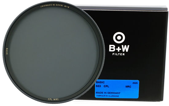 Picture of B+W 39mm Basic Circular Polarizer MRC Glass Filter