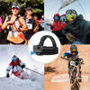 Picture of MiPremium Head Strap Mount Compatible with GoPro Hero 13 12 11 10 9 8 7 6 5 4 3 3+ 2 1 Hero (2018) Fusion Session Black Silver Action Cameras Elastic Headgear Flexible Belt with Aluminum Thumbscrew