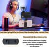 Picture of RGB LED Video Light, Portable Small LED On Camera Light with Tripod and Phone Holder, Full Color 2500-8500K Photography Lights Panel for YouTube Lighting Video Recording TikTok Vlogging