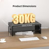 Picture of Pholiten Monitor Stand Riser, Desktop Stand, Computer Stand, Ergonomic Design, Two-Level Design, Desktop Organization, Keyboard Smartphone Storage, Printer Stand, Display Stand, 16.5 x 9.3 x 5.6