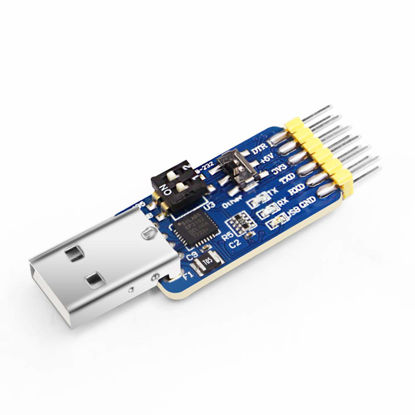 Picture of WITMOTION UART 6-in-1 USB to Serial Converter, Multifunctional (USB to TTL/RS485/232, TTL-RS232/485, 232-485), Universal Adapter Module with CP2102 Compatible with Windows 7/8/10, Linux, Arduino