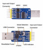 Picture of WITMOTION UART 6-in-1 USB to Serial Converter, Multifunctional (USB to TTL/RS485/232, TTL-RS232/485, 232-485), Universal Adapter Module with CP2102 Compatible with Windows 7/8/10, Linux, Arduino