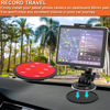 Picture of Cuxwill Car Tablet Holder Mount for 4-13" iPad Phone Gopro, Truck Windshield Dashboard Heavy Duty Suction Cup Holder with 1/4'' Screw for iPad Pro 12.9 9.7, Galaxy Fold 5 4, More Tablet Phone Camera