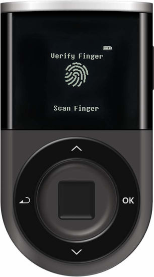 Picture of D'CENT Biometric Wallet - Crpyto Hardware Wallet with Fingerprint authentication, 3,000+ Coins & Tokens, NFTs - Seize your crypto future