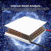 Picture of DaFuRui Semiconductor Refrigeration Tablets，2pcs TEC1-12715 Heatsink Thermoelectric Cooler TEC1-12715 12V-15.4V 108W Cooling Peltier Plate Module 40x40MM